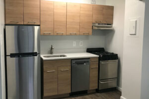 Kitchen with modern finishes